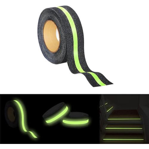 Luminous Tape Anti Slip Adhesive Tape Glowing Strip Stair Step Floor Tape Used Both Indoors & Outdoors Size 5*500 CM #253195