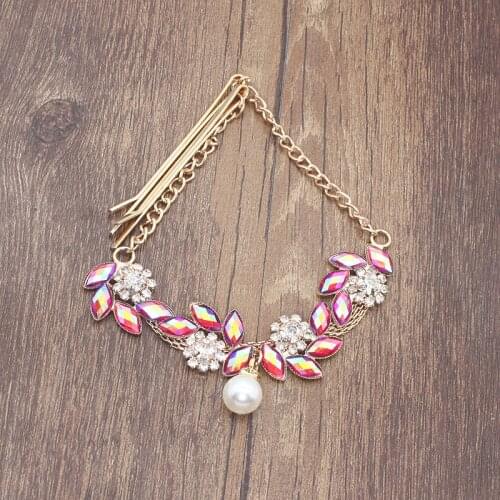 Hair Decoration Hair Band Head Dress Headbands Fashion Indian Boho Red Beaded Head Piece Women Head Chain Hair Jewelry