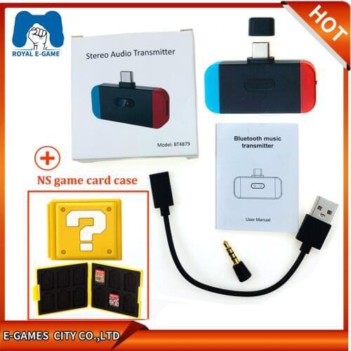 1PCS-2PCS New Bluetooth Wireless Adapter Transmitter Converter For Nintend Switch Headphone Headset for PS4 Laptop PC Accessory