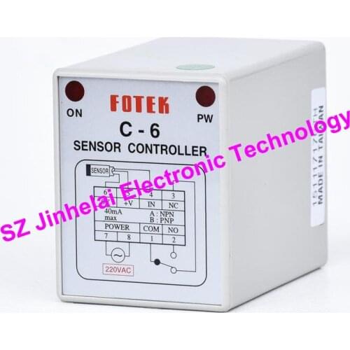 100% Authentic original FOTEK Proximity/Photoelectric controller C-6 220V