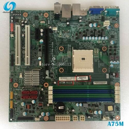100% working Desktop motherboard for Lenovo A75M V1.0 motherboard FM2 90004680 11202463