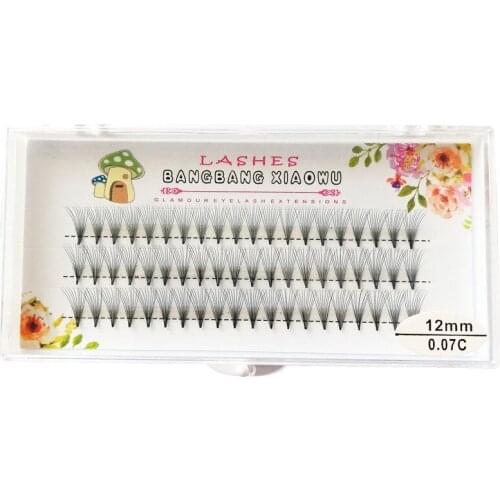 10D Professional Individual Cluster Eyelashes Extension Natural Soft Black Grafting False Eyelash Makeup Cilia