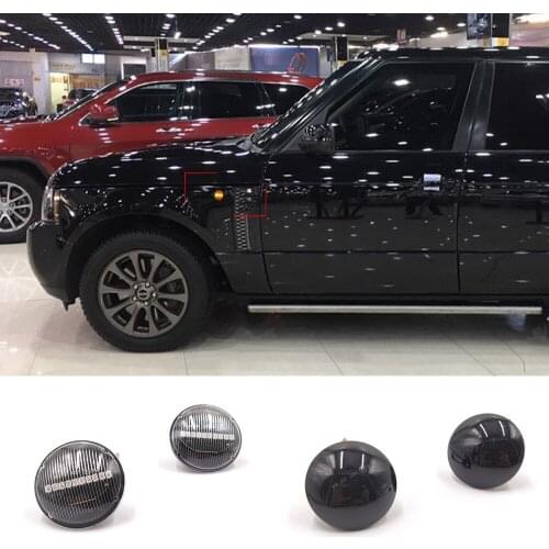 2pcs Led Dynamic Turn Signal Side Marker Light Sequential Blinker Light Side Repeater For Land Rover Range Rover L322 2002-2012