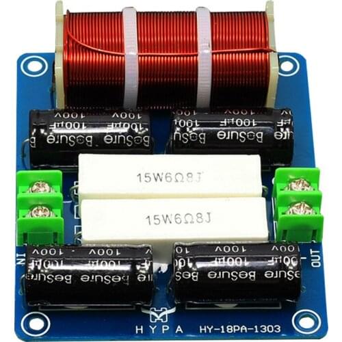 200W Super Bass Crossover Board Deep Bass Subwoofer HIFI Frequency Divider Pure Woofer Speaker Filter Strong Power Car Audio 2PC