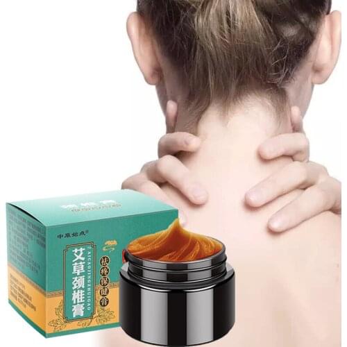35G/Bottle Wormwood Cervical Vertebra Pain Relief Cream Moxa Moxibustion Plaster Treatment Stiff Neck Shoulder Back Pain