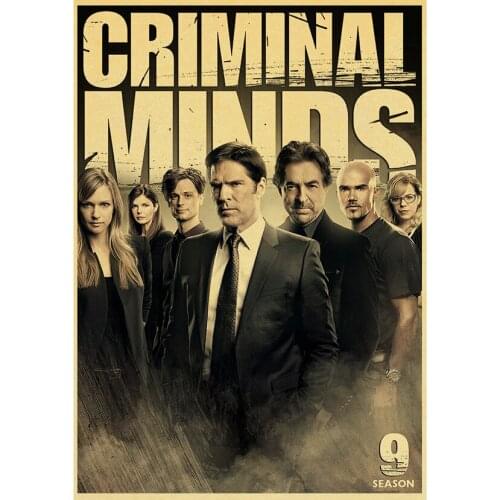 5D Diy Diamond Painting Cross Ctitch Kits Diamond Mosaic Embroidery Newly TV Series Criminal Minds Poster Pictures Gift WG2449