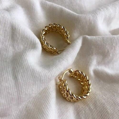 EARS HIGH Women's Gold Earrings