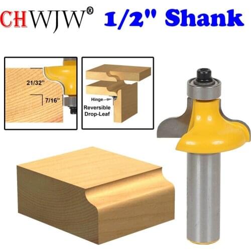 1Pc Table Edge Router Bit - Wavy 1/2" Shank Line knife Woodworking cutter Tenon Cutter for Woodworking Tools