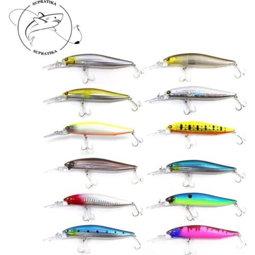 9g,14g Artificial Floating Minnow HighQuality Plastic Fishing Bait 3D Simulation Eyes Diving Depth 1.5-2M Fishing Lure Hard Bait