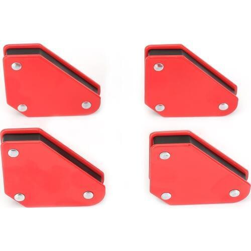 4PCS/Set 9LB Welding Locator Magnet Welder Positioner 45 90 135 Power Tool Accessories Soldering Fixture Magnetic Welding Holder