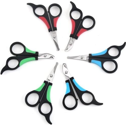 Pet Nail Clipper Scissors Cat Dog Toenail Scissors Trimming Scissors Animal Grooming Tools Pet Supplies Home Nailclippers 2020