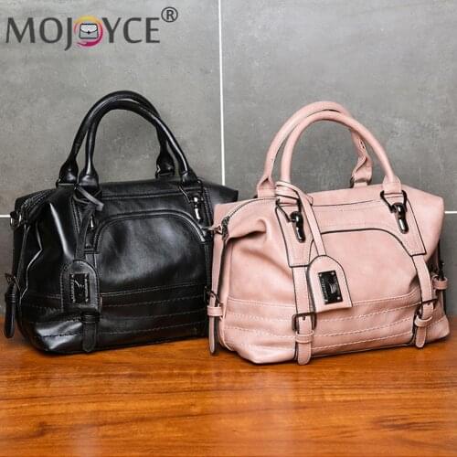 Fashion Women Solid Color Shopping Handbags PU Leather Shoulder Storage Bags Lage Ladies Zipper Crossbody Bags