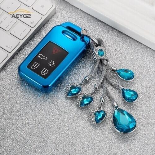 Soft TPU Car Remote Key Cover Case Shell For Volvo S60 S80 V60 XC60 XC70 S60L V40 XC90 C30 C70 S40 S70 V50 V70 Key Protector Fob