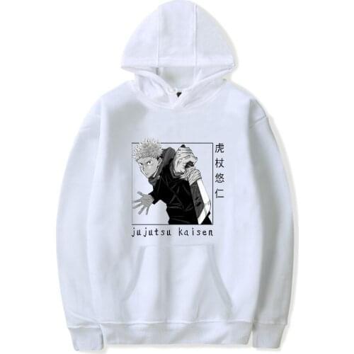2021 New Arrival jujutsu kaisen Cute Style Japanese Stylish Hoodies Sweatshirt Streetwear Loose Long Sleeve Pullover Clothes