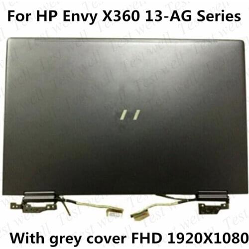 13.3" For HP ENVY X360 13-AG 13M-AG0002DX 13-AG0010CA 13Z-AG000 13-AG0007CA lcd led display panel ASSY hinge up Assembly