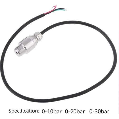 DC5V 1/4NPT Pressure Transducer Transmitter Sensor Stainless Steel Oil Air Water A9LB