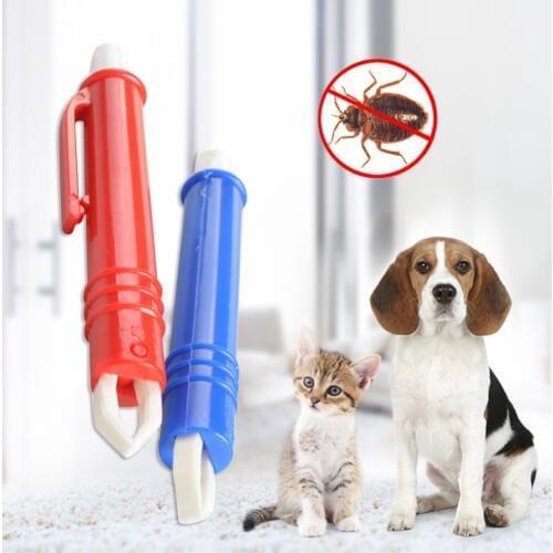 Tweezers Mite Anti Dog Ticks And Fleas Flea Tick Tweezers Clip Remover Rabbit Flea Removing Ticks Tool Hair Groom Care Product E