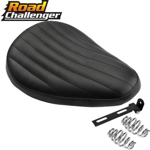 Fit For Harley Sportster 883 1200 XL Chopper Bobber Custom Motorcycle 3" Chrome Spring SOLO Seat Bracket