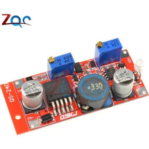 DC DC 5-35V To 1.25-30V 3A Step Down Buck Power Supply Module LM2596 Constant Current Adjustable Step-Down Voltage Regulator