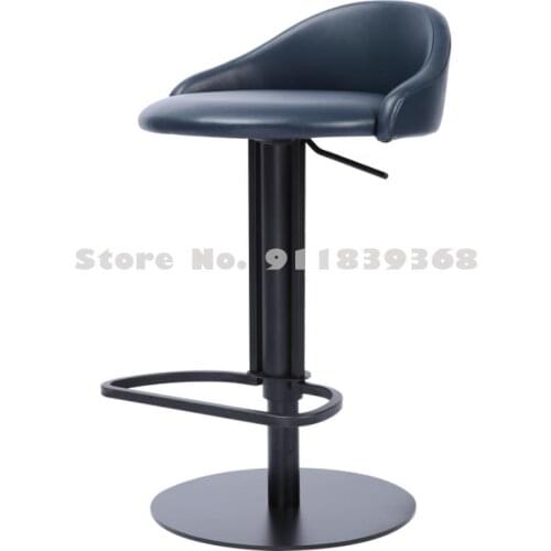 Light Luxury Lift Bar Chair Stainless Steel Modern Simple Household Leisure High Chair Nordic Creative Dining Bar Chair Bar Stoo