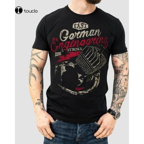 Simson T-Shirt-East German Engineering Black + Keychain // S50 S51 Schwalbe