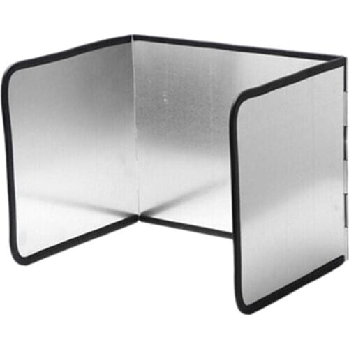 Foldable Kitchen Oil Splash Guard for Wall Block Cover, Galvanized Board Plate Prevent Oil Splash Cooking Hot Baffle Oil Paper C