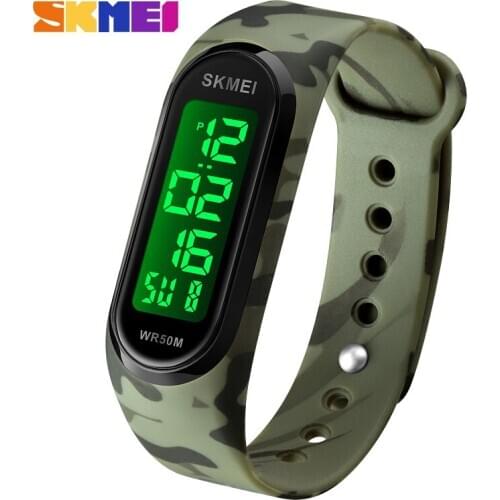 SKMEI Led Sports Watches Women Silicone Electronic Digital Watch Student Wrist Bracelet for Boy and Girl Wristband for Men Women