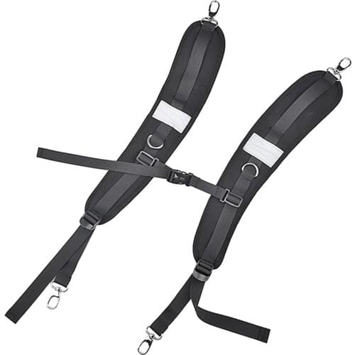 1 Pair 2-3 feet Waterproof Adjustable Shoulder Strap with Hooks Replacement for Backpack Bag Shoulder Straps Drifting Sport