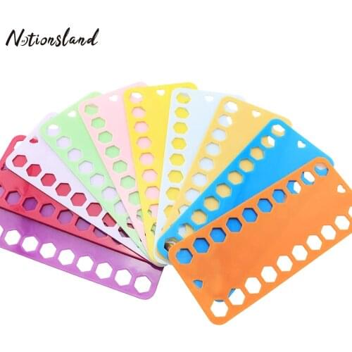 5/10pcs Embroidery Thread Bobbins Plastic Bobbins Thread Card for Cross Stitch Thread Bobbins Organizer Craft DIY Floss Storage