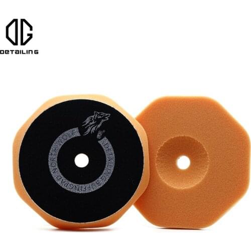 DETAILING Octagonal Design Plum Flower Type 5 inch Polish Car Pads Auto Detailing Foam Buffing Pad for Medium Cutting