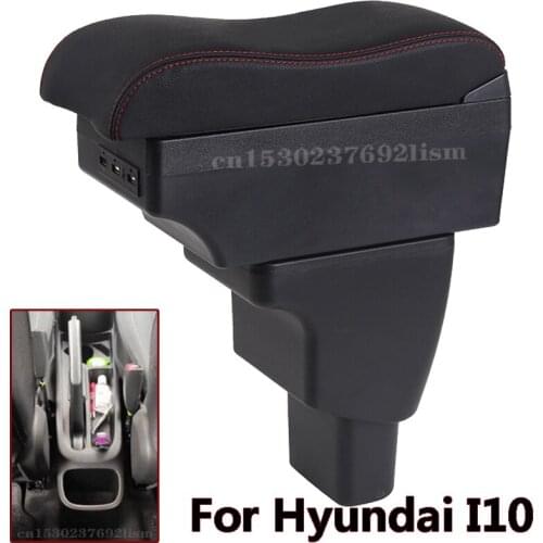 For Hyundai I10 Armrest For Hyundai I10 Car Armrest box Interior Parts special Retrofit parts Center Storage box Auto parts
