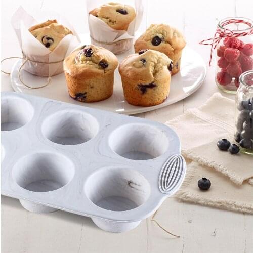 Home Kitchen Food Grade Silicone Baking Pan Non Stick Cupcake Mold Cake Mould