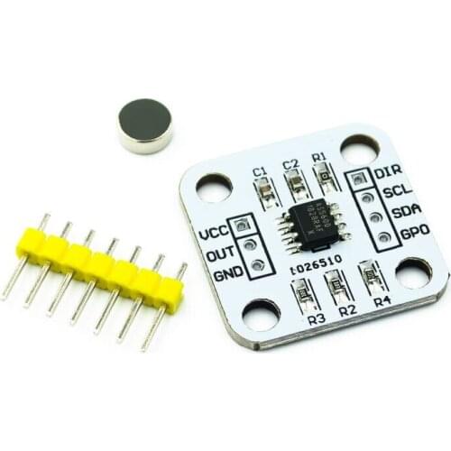 AS5600 magnetic encoder magnetic induction angle measurement sensor module 12bit high precision AS5600 module