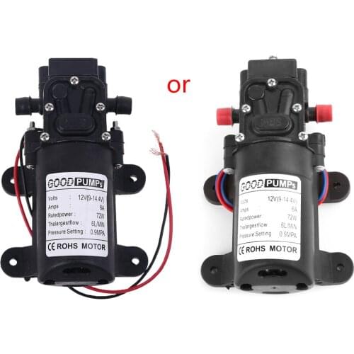 12V 72W High Pressure Micro Diaphragm Water Pump Automatic Switch Reflux Type