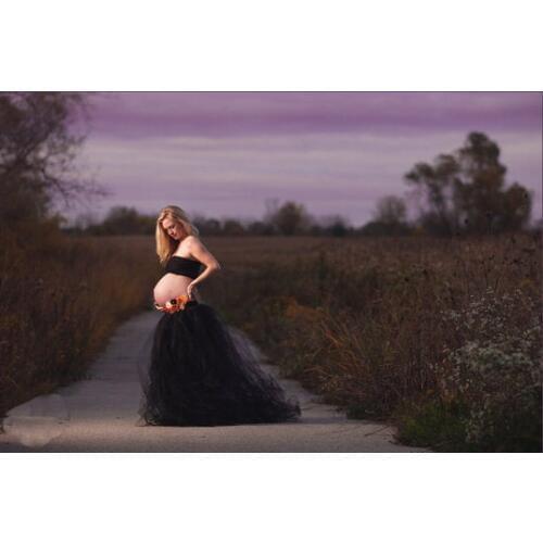 Fashion Handmade Bundle Tulle Tutu Skirts for Pregnant Woman Photography Props Full-Length Long Ballroom Tutu Faldas Saia Jupe
