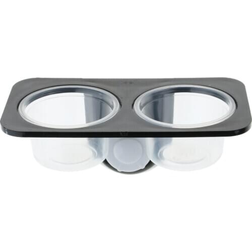 New Reptile Lizard Vivarium Mealworm Feeding Bowl Water Food Dish Feeder