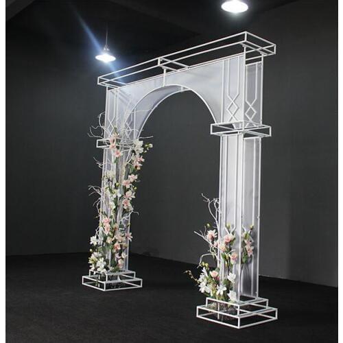 New wedding props Tieyi PVC membrane arch wedding door Happy Gate stage decoration layout background