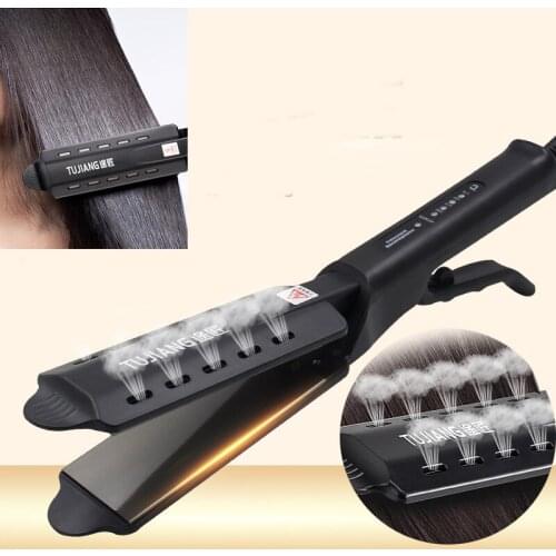 New style Professional Electric Hair Straightener Straightening Hair Flat Iron Steam Ceramic Vapor Hair Styling Tool