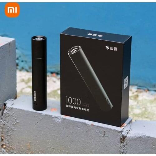 Mi Xiaomi BEEbest Flash Light 1000LM 5 Models Zoomable Multi-function Brightness Portable EDC with Magnetic Tail & Bike Light