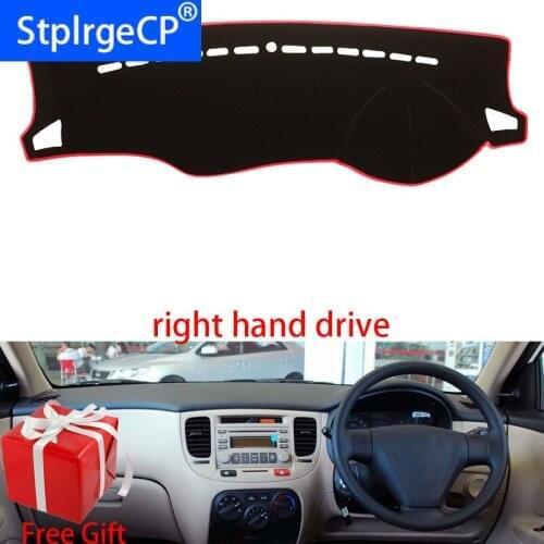 Car Dashboard Cover Mat for Kia RIO 2005-2007 Right Hand Drive Dashmat Pad Dash Mat Covers Dashboard Accessories