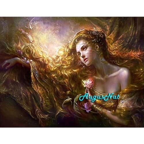 Fairy girl diamond painting full square beauty wall art diamond dotz diamond embroidery paint home decor gempasted crafts gifts