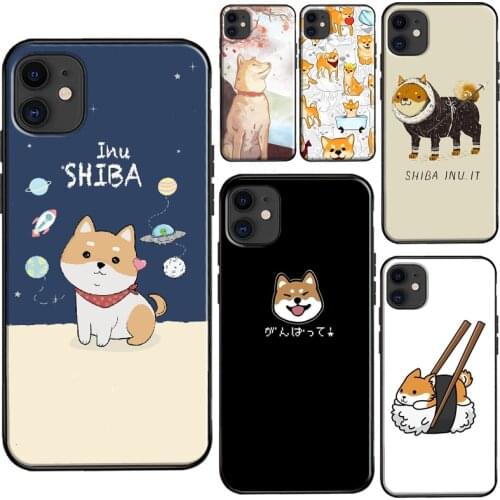 Funny Shiba Inu TPU Case For iPhone 12 mini 11 Pro Max XR X XS Max 5S 6 6S 7 8 Plus SE 2020 Cover