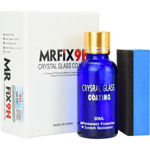 9H Car Liquid Ceramic Coat Hydrophobic Glass Coating 30ml Car Paint Care Anti-scratch Auto Detailing Glasscoat Car Polish