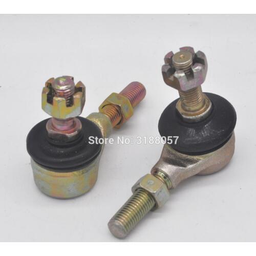 1 Pair M10-M10 Tie Rod End Kits Ball Joint Fit For China ATV 50cc 110cc 150cc 200cc 250cc 300cc Go Kart Karting Quads Bike Parts