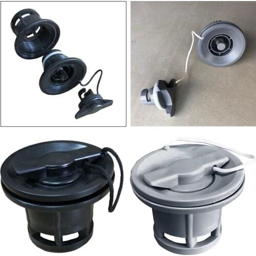 1x Kayak Canoe Air Valve 6 Holes PVC Inflatable Boat Raft Valves Adapter Accessorie Replacements