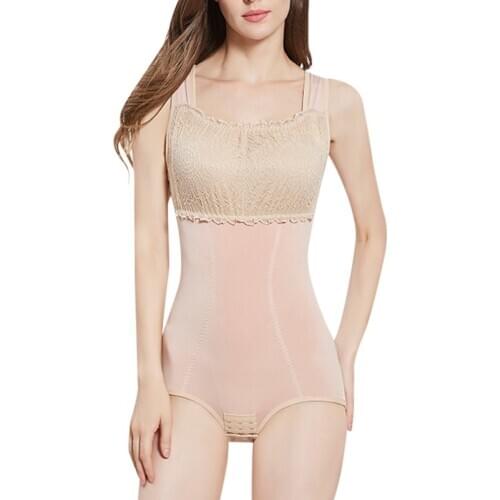 2020 Women Slimming Shaper Plus Size Bodysuit Tummy Shaper Stomach Control Full Shapewear Waist Girdle Seamless Butt Lifting T