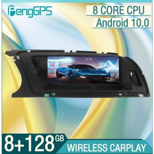 8.8“ Autoradio Stereo 8+128G Android 10.0 For Audi A4 2013-2015 Car GPS Navigation Multimedia Player Headunit Carplay Bluetooth