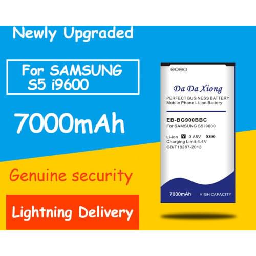 Free shipping 7900mAh EB-BG900BBC/EB-BG900BBE Battery for Samsung Galaxy S5 I9600 g910L/910S/910K/G9006V/G9008V/G9009D/G900