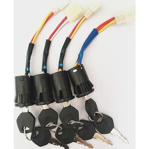 Childrens electric car power key switch ,kids motorcycle toy car start key switch parts