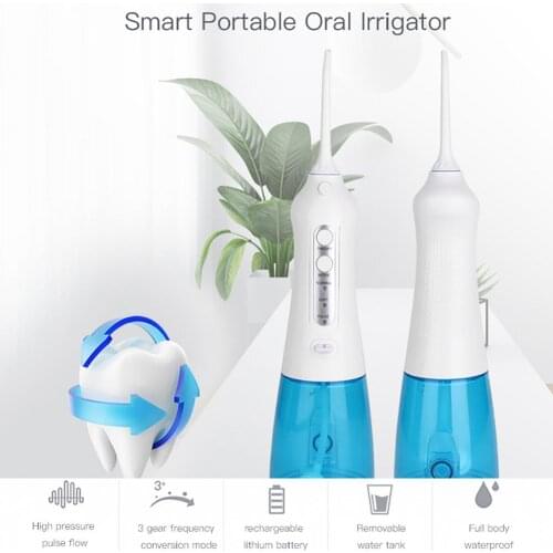Electric Dental Scaler Oral Irrigator Teeth Water Flosser Portable Dental Irrigator bucal Ultrasonic Tooth Cleaner Health Device